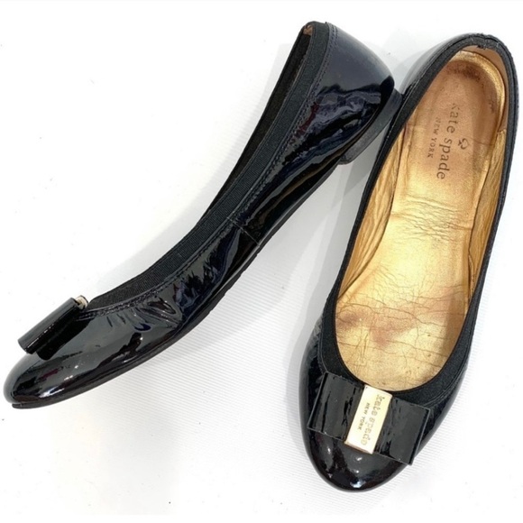 KATE SPADE trophy bow patent leather
flat, black - Picture 2 of 6